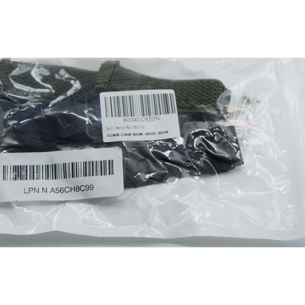 3 Pack 22mm Elastic Braided Nylon Watch Bands Adjustable Straps Navy Olive Black